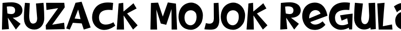 RUZACK MOJOK font download