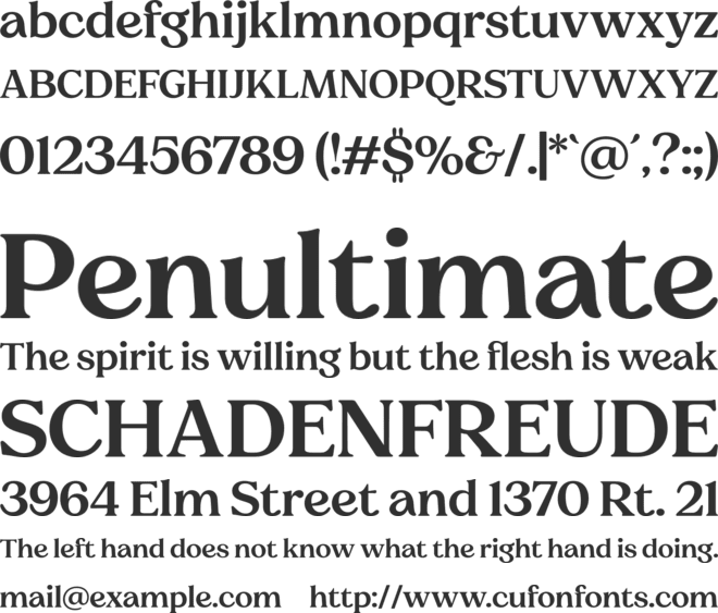 Sregs Serif Display font preview