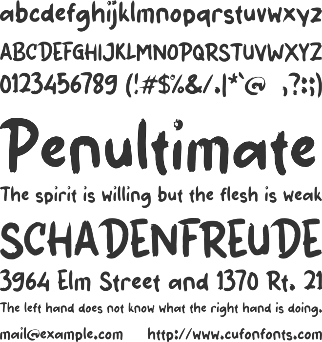 f Figuran font preview