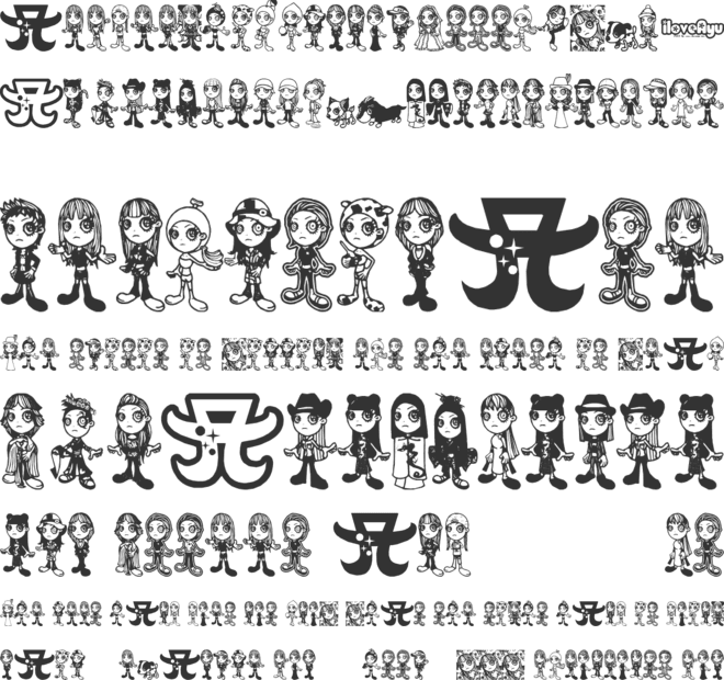 Ayupan font preview