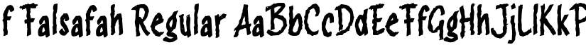 f Falsafah Regular font