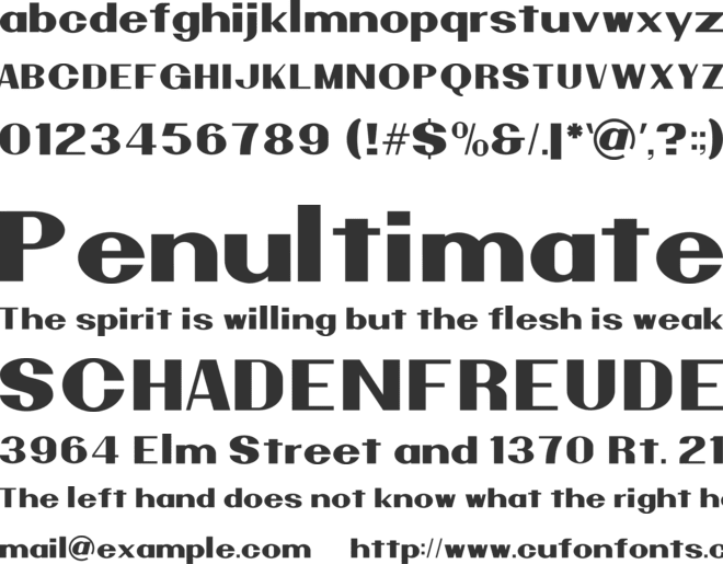 RO Spritendo font preview