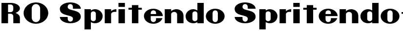 RO Spritendo Spritendo-SemiBold-BETA font