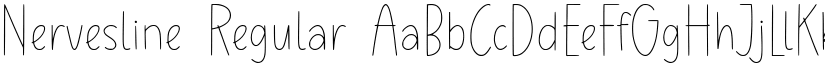 Nervesline font download