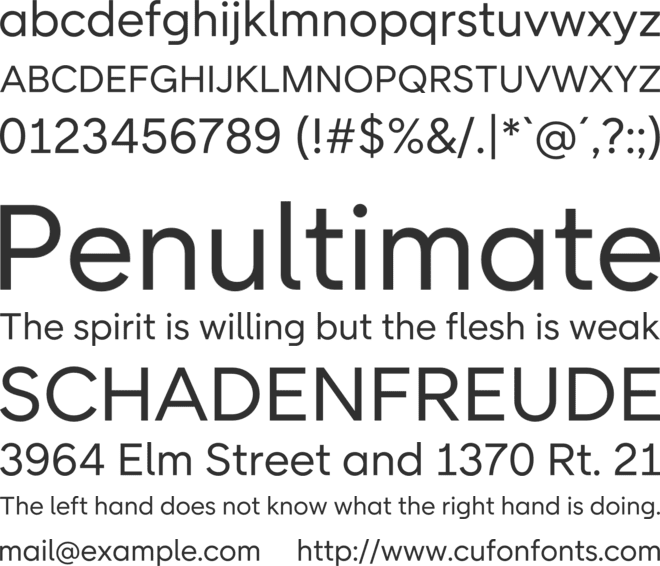 Romania5.10 font preview