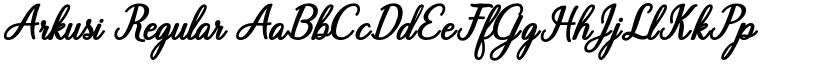 Arkusi font download