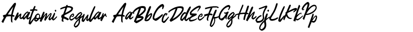 Anatomi font download