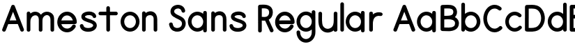 Ameston Sans Regular font