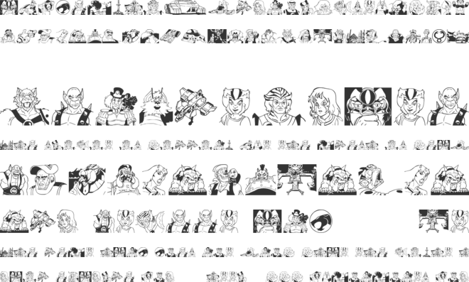 TcatsHo font preview