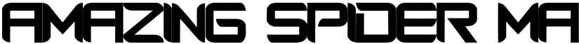 Amazing Spider Man Regular font