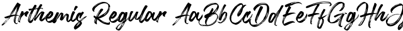 Arthemis Regular font