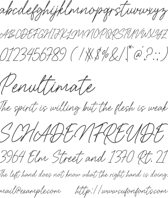 Hello Komah font preview