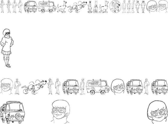 Scoobats font preview