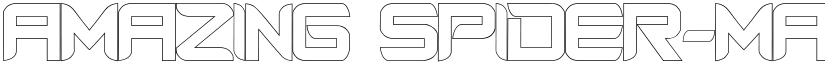 Amazing Spider-Man toile Regular font