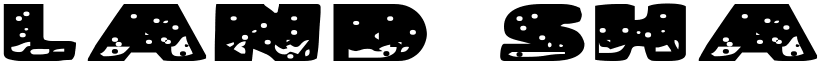 Land Shark Expanded font