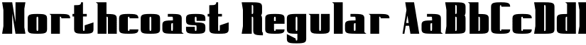 Northcoast Regular font