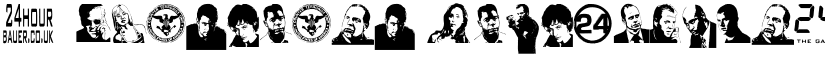 24hourbauer font