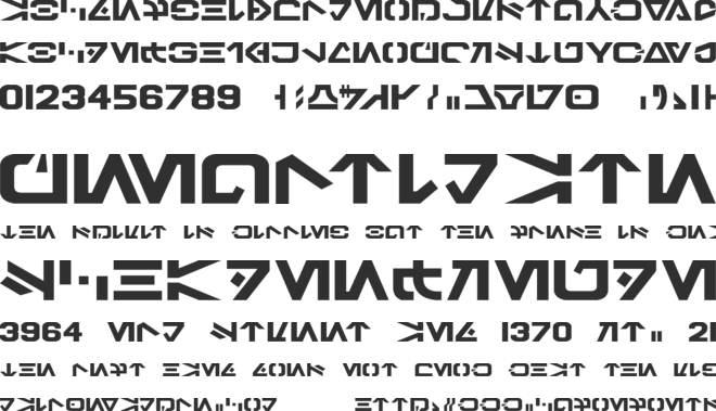 Galactic Basic font preview