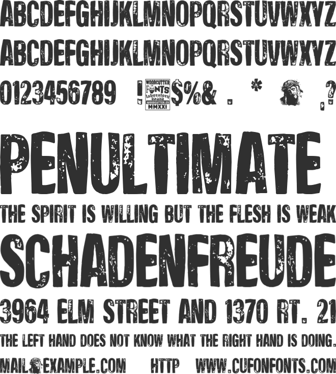 The Incredible Jesus font preview