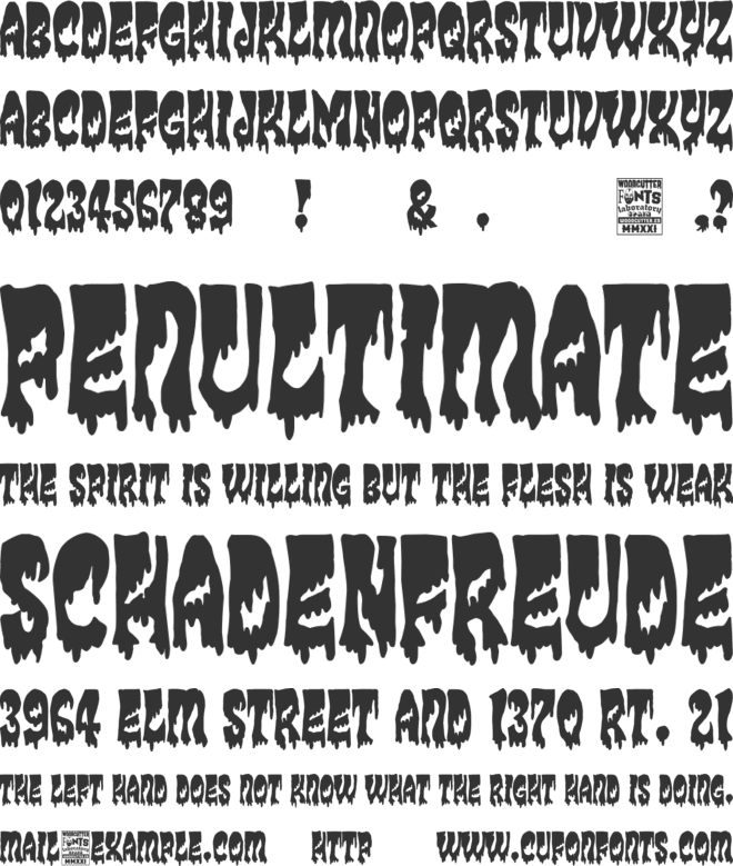 Smoking Machine font preview