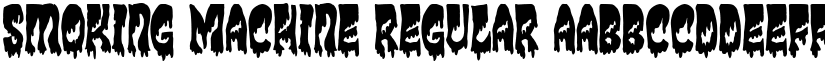 Smoking Machine Regular font