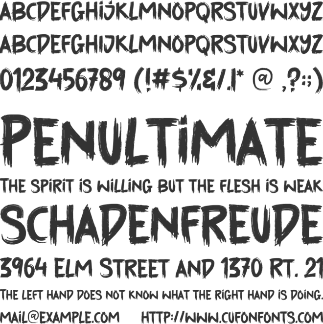 Klarise font preview