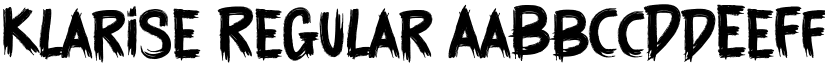Klarise Regular font