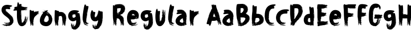 Strongly Regular font
