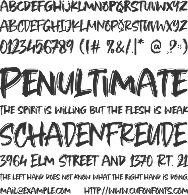 Beat Drop font preview