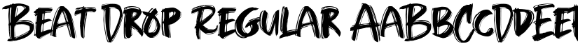 Beat Drop Regular font
