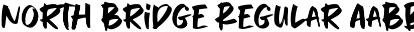North Bridge Regular font