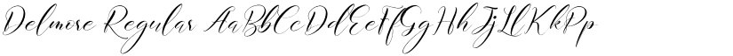 Delmore Regular font