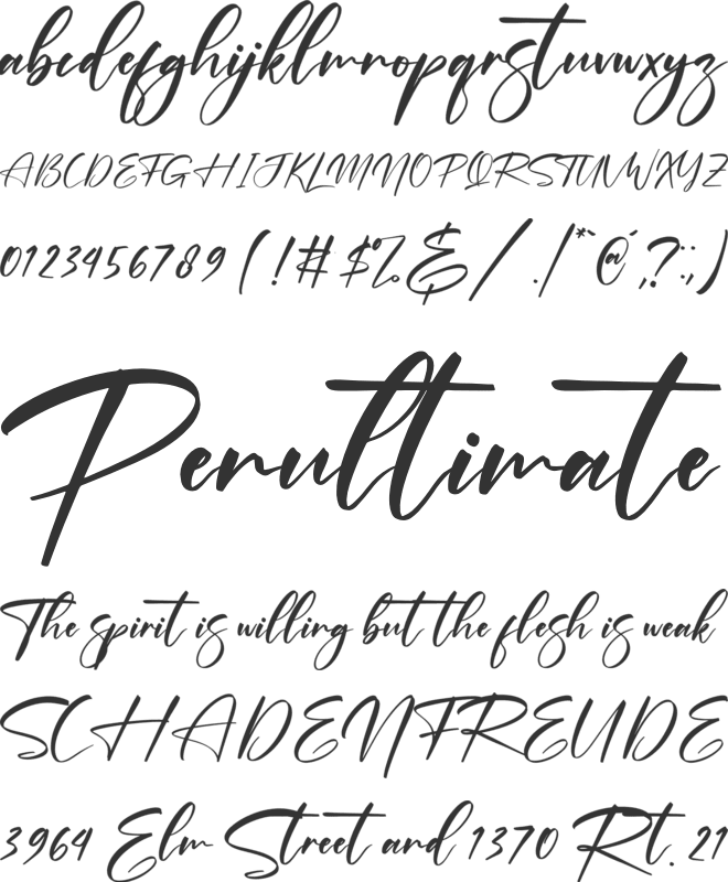 Rodriguesta font preview