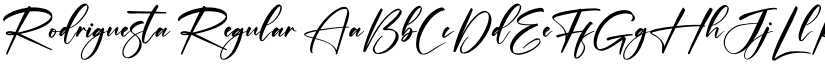 Rodriguesta Regular font