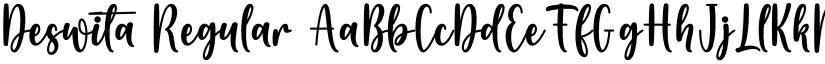 Deswita Regular font