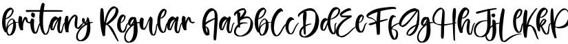 britany Regular font