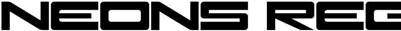 Neons Regular font