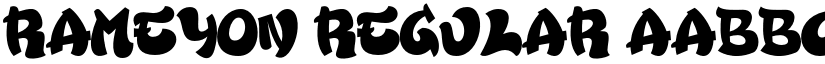 Rameyon Regular font