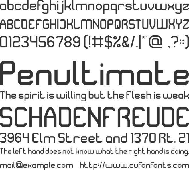NITROGEN font preview