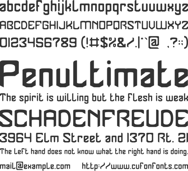 BATTLE GROUND font preview