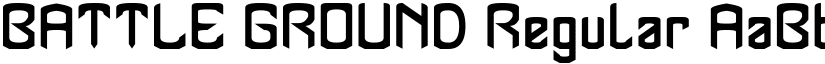 BATTLE GROUND Regular font