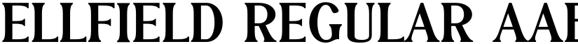 ELLFIELD Regular font