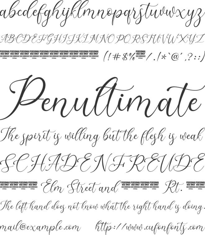 Briliantti font preview