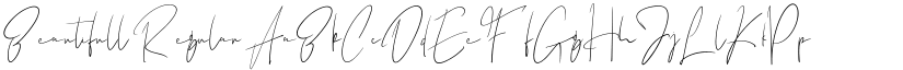 Beautifull Regular font