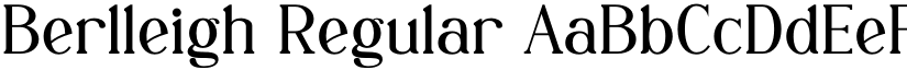 Berlleigh Regular font