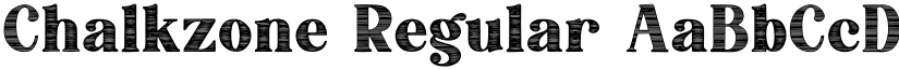 Chalkzone Regular font