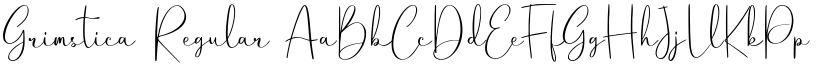 Grimstica Regular font