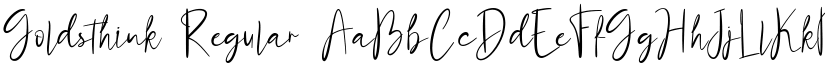Goldsthink Regular font