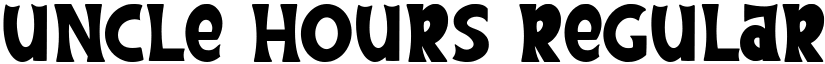 Uncle Hours Regular font