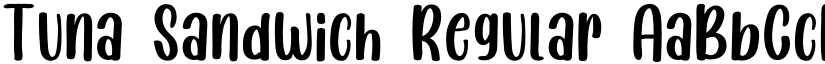 Tuna Sandwich Regular font
